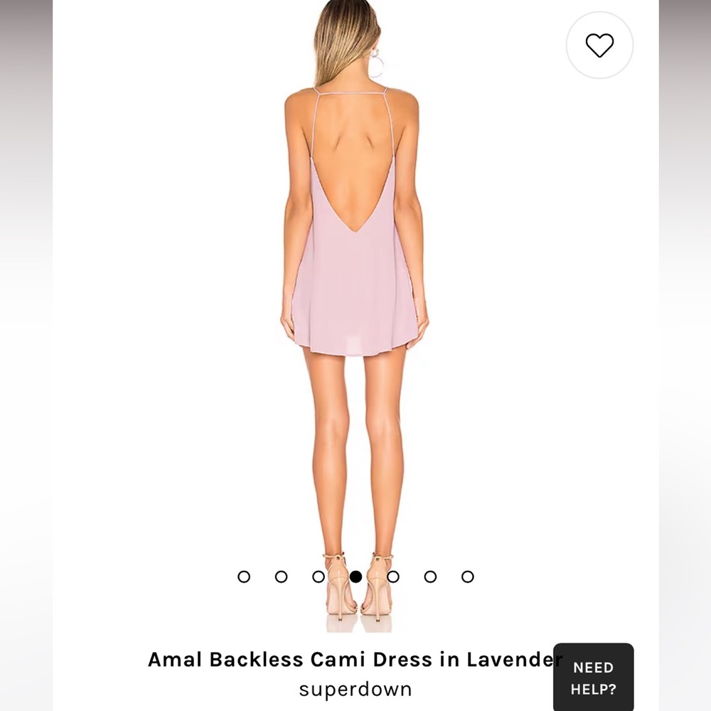 superdown Lavender Backless Dress - Picture 3 of 6